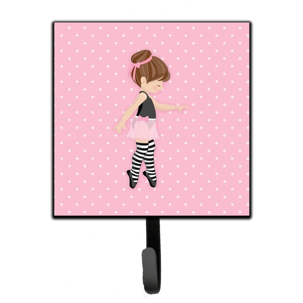 Carolines Treasures Ballerina Brunette Releve Leash or Key Holder BB5175SH4 - main